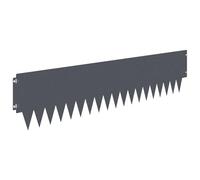 vidaXL Bordo per prato 20 pezzi 103 x 25 cm, metallo Antracite, bordi moderni in acciaio, decorazione per prato resistente alle intemperie, bordo elegante per il design del giardino, ornamento esterno