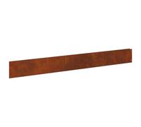 vidaXL Bordura per Prato 50 pcs 100 x 12 cm Acciaio Ruggine,