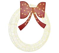 vidaXL Ghirlanda con luci a strisce a LED Bianco caldo 120 cm Acrilico