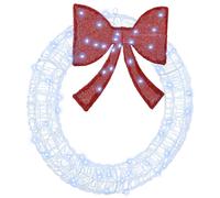 vidaXL Ghirlanda con luci a strisce a LED Bianco freddo 75 cm Acrilico