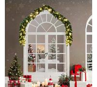 vidaXL Ghirlanda di Natale 2 pz 600 LED Verde 20 m PVC