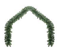 vidaXL Ghirlanda di Natale Verde Folta PVC 5 m Decorazione Natalizia Addobbi