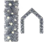 VIDAXL - Ghirlanda Natalizia con Luci a LED 10 m Argento