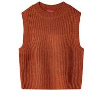 Gilet per Bambini Lavorato a Maglia Cognac 140