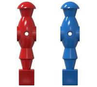vidaXL Giocatori di Tavolo da Calcio 22 pz Blu e Rosso PP