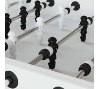 vidaXL Giocatori di Tavolo da Calcio 24 pz Nero e Bianco HIPS