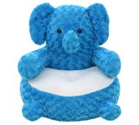 vidaXL Giocattolo di Peluche Elefante Blu