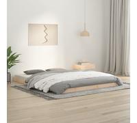 vidaXL Giroletto 150x200 cm King in Legno Massello di Pino