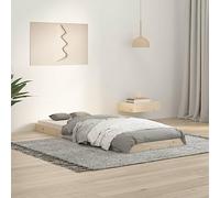 vidaXL Giroletto 75x190 cm Small Single in Legno Massello di Pino