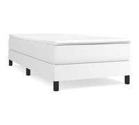 VIDAXL - Giroletto a Molle Bianco 80x200 cm in Similpelle - SPEDIZIONE GRATUITA
