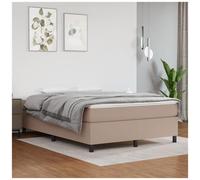 VIDAXL - Giroletto a Molle Cappuccino 140x200 cm in Similpelle