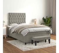 AX Letto 203x120x118/128cm Panchina Materasso 120x200x20cm Testiera Casa 3138013