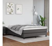 vidaXL Giroletto Grigio 140x190 cm in Similpelle