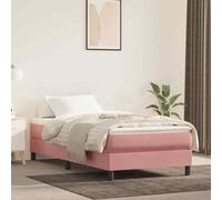 vidaXL Giroletto Rosa 90x200 cm in Velluto