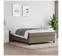 VIDAXL - Giroletto a Molle Tortora 140x200 cm in Tessuto - SPEDIZIONE GRATUITA
