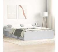 vidaXL Giroletto Bianco 120x190 cm Small Double