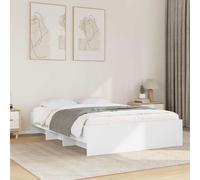 vidaXL Giroletto Bianco 120x200 cm in Legno Multistrato