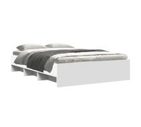 vidaXL Giroletto Bianco 120x200 cm in Legno Multistrato