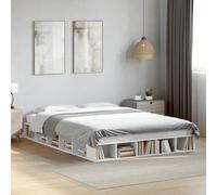 vidaXL Giroletto Bianco 140x200 cm in Legno Multistrato