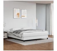 vidaXL Giroletto a Molle Bianco 180x200 cm in Similpelle