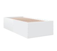 vidaXL Giroletto Bianco 75x190 cm in Legno Multistrato