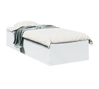 vidaXL Giroletto Bianco 90x190 cm in Legno Multistrato