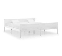 vidaXL Giroletto Bianco in Legno Massello di Pino 180x200 cm