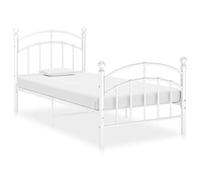 vidaXL Giroletto Bianco in Metallo 100x200 cm