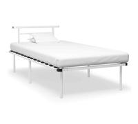vidaXL Giroletto Bianco in Metallo 100x200 cm