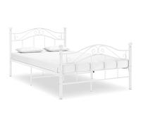 vidaXL Giroletto Bianco in Metallo 120x200 cm