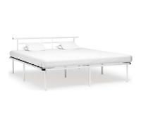 vidaXL Giroletto Bianco in Metallo 180x200 cm