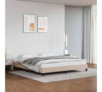 VidaXL Giroletto Cappuccino 160x200 cm in Similpelle