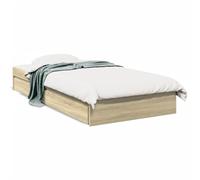 vidaXL Giroletto Cassetti Rovere Sonoma 100x200 cm Legno Multistrato
