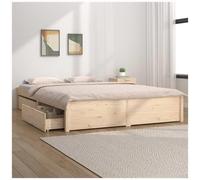 vidaXL Giroletto con Cassetti 160x200 cm