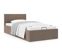 Giroletto con Contenitore Grigio Talpa in Tessuto 90x200 cm