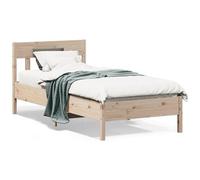 VIDAXL - Giroletto Con Testiera 100x200 Cm Legno Massello Di Pino