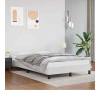 vidaXL Giroletto con Testiera Bianco 120x200 cm in Similpelle