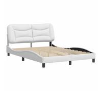 vidaXL Giroletto con Testiera Bianco 120x200 cm in Similpelle