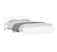vidaXL Giroletto con Testiera Bianco 140x190 cm