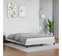 VIDAXL - Giroletto Con Testiera Bianco 140x190 Cm In Similpelle - SPEDIZIONE GRATUITA