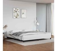 AX Giroletto 203x203x50cm Testiera Bianco Doghe Similpelle truciolare + 347520