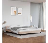 vidaXL Giroletto con Testiera Cappuccino 180x200 cm in Similpelle