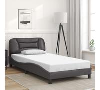 vidaXL Giroletto con Testiera Crema 100x200 cm in Similpelle