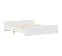vidaXL Giroletto con Testiera e Pediera Bianco 180x200 cm