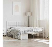 AX Giroletto Bianco 207x146x90cm Testiera Pediera Letto Dormire Doghe New 355335