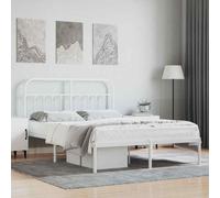 AX Giroletto Bianco 1.96x1.46x1m Testiera Doghe Ospiti Letto Dormire News 352627