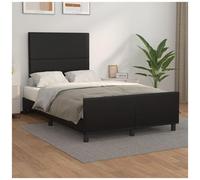 VIDAXL - Giroletto Con Testiera Nero 120x200 Cm In Similpelle - SPEDIZIONE GRATUITA