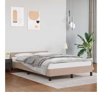 vidaXL Giroletto con Testiera Cappuccino 140x190 cm in Similpelle