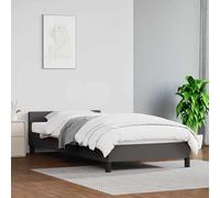 vidaXL Giroletto con Testiera Crema 80x200 cm in Similpelle