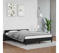 VIDAXL - Giroletto Con Testiera Nero 140x200 Cm In Similpelle - SPEDIZIONE GRATUITA